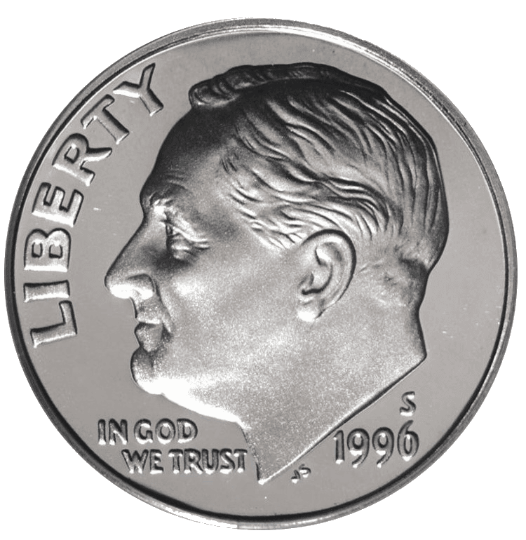 Roosevelt Dime (clad)