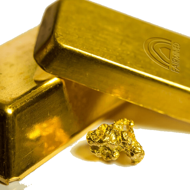 Gold ingot and nugget