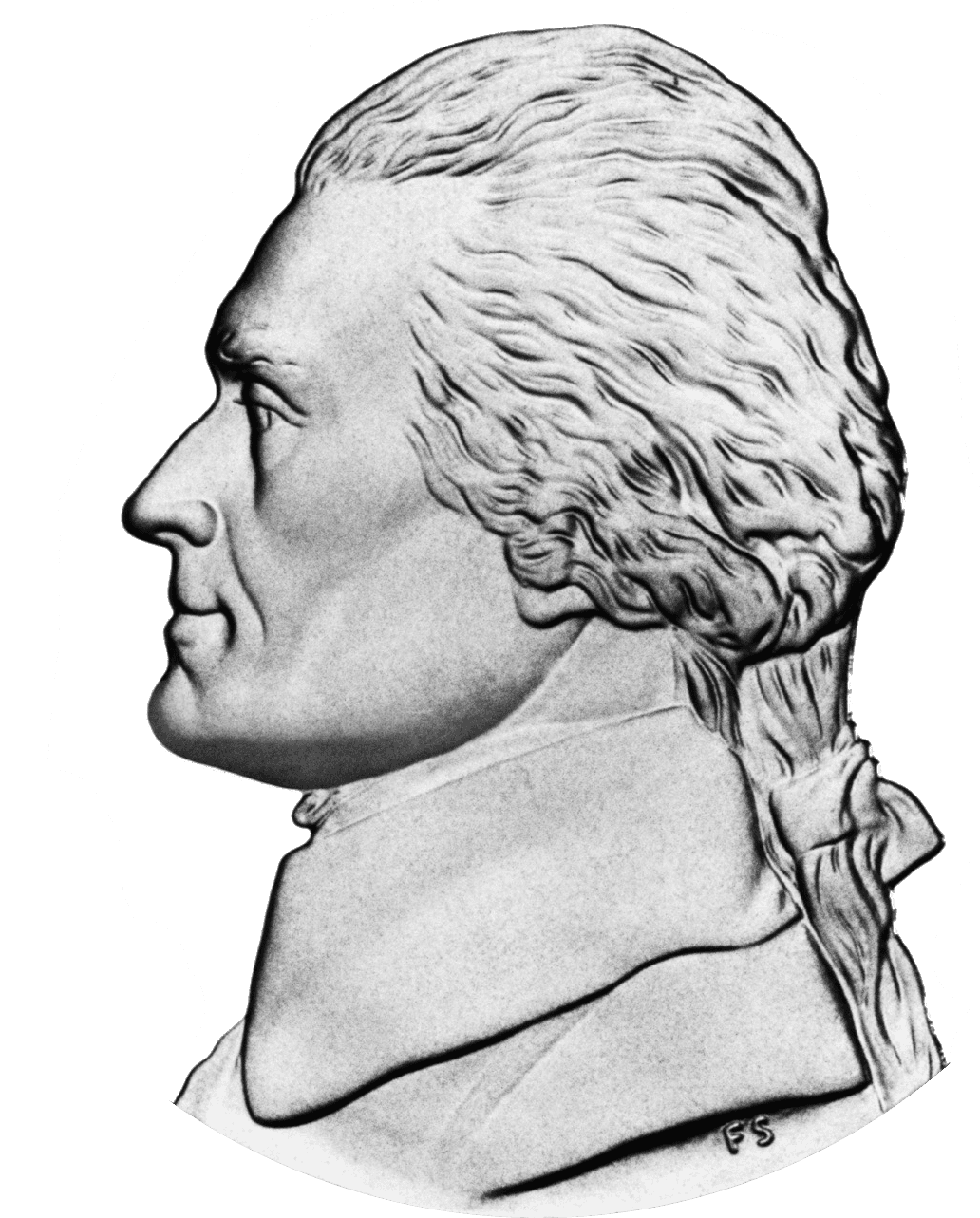 Jefferson nickel obverse