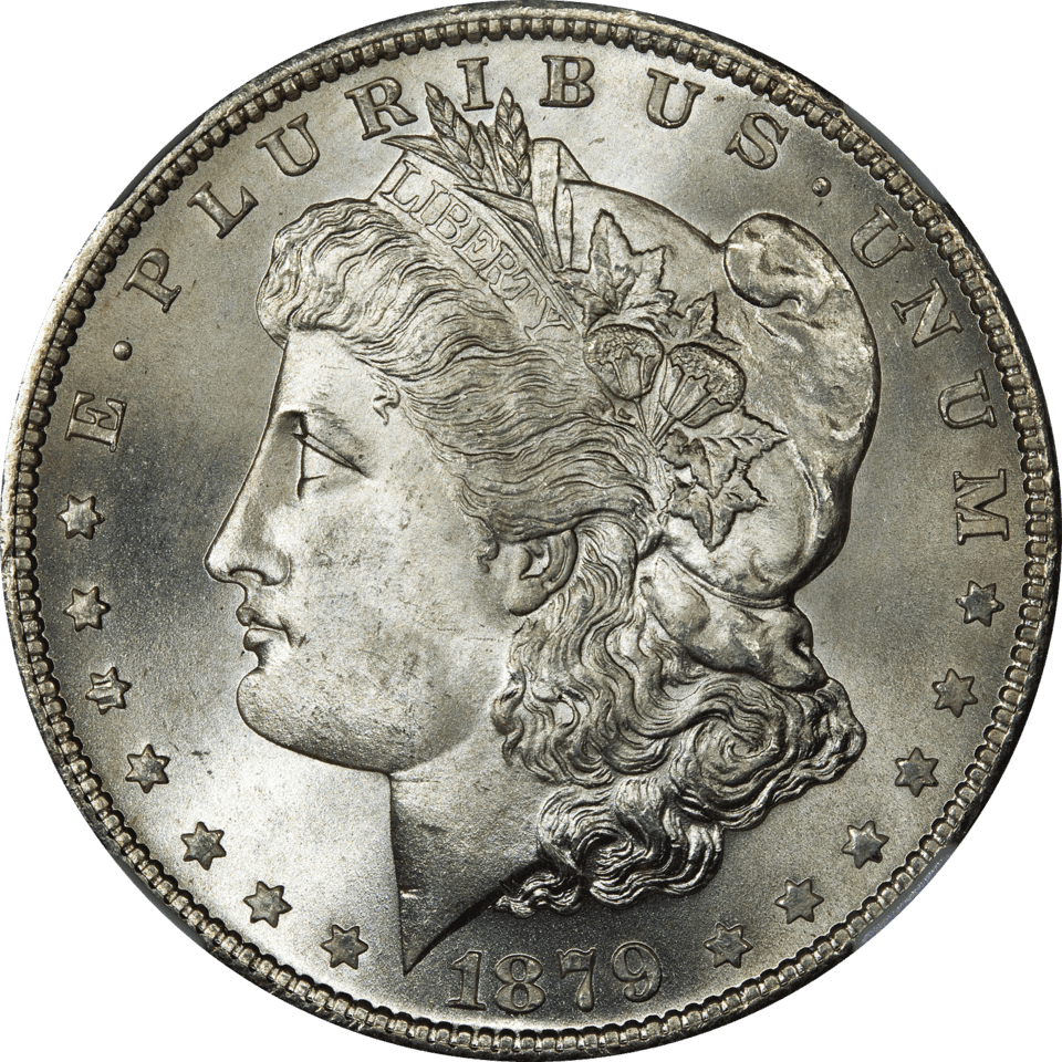 Morgan silver dollar obverse