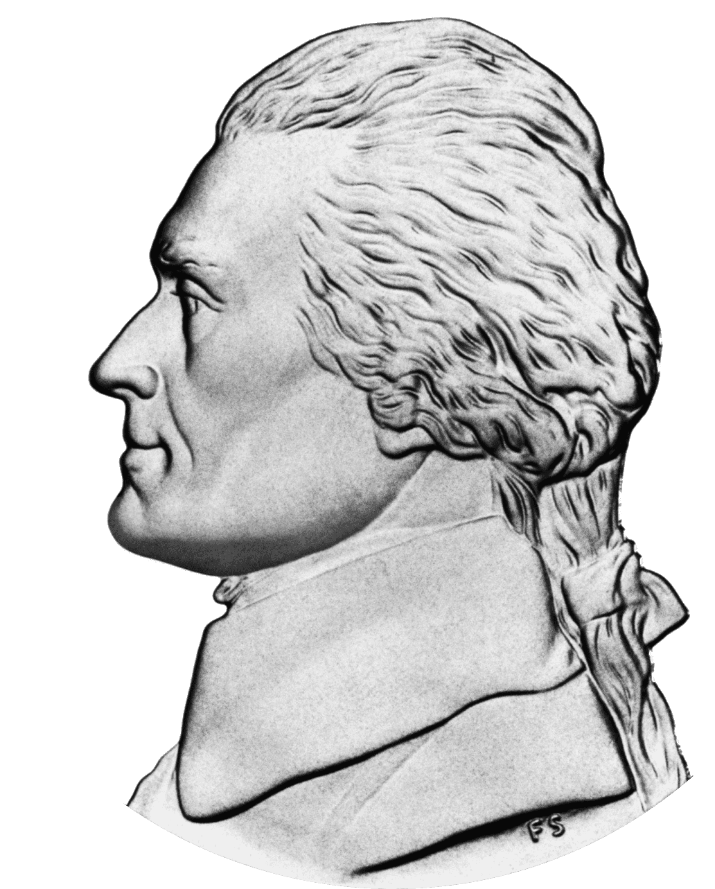 Jefferson nickel obverse